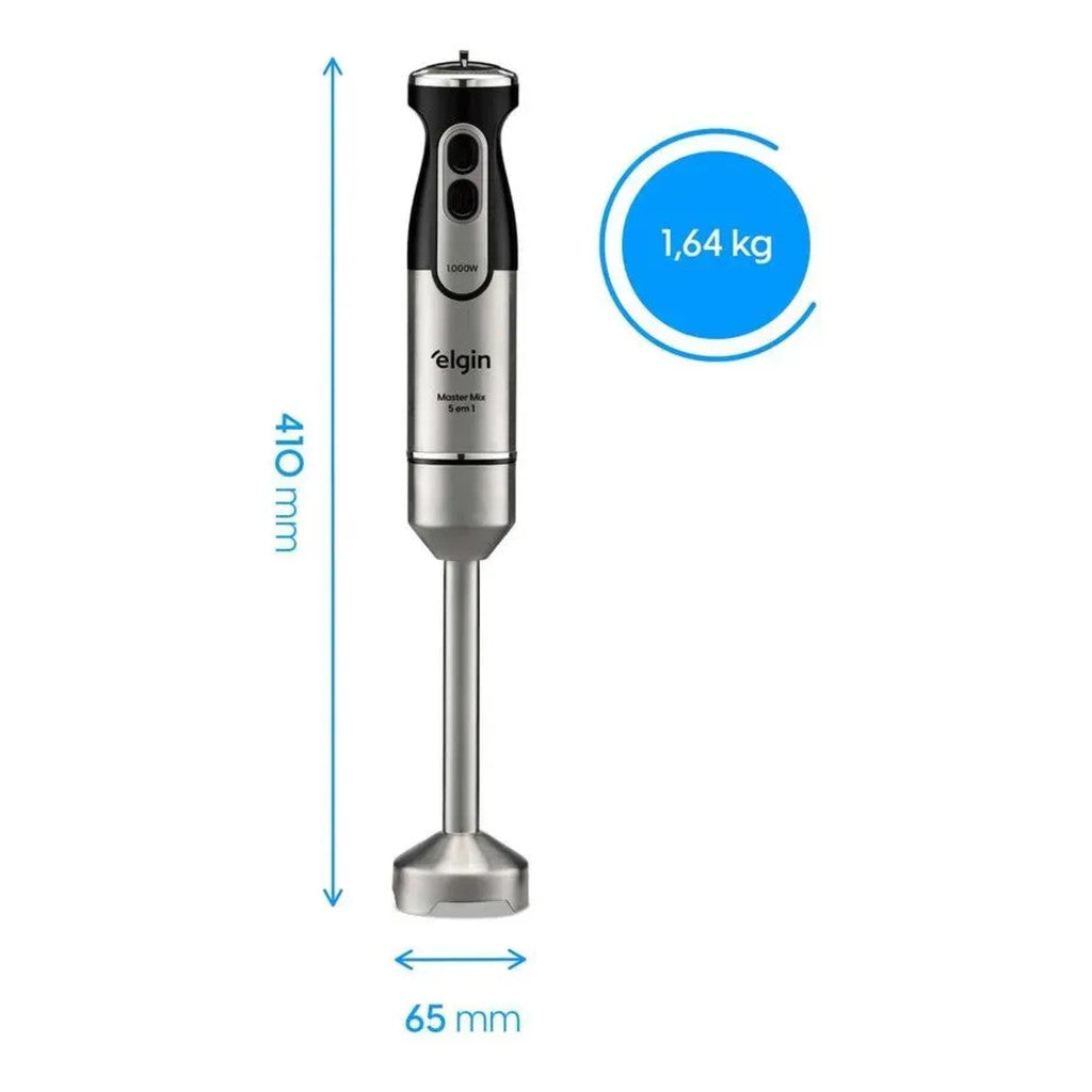 Mixer Master Mix 5 Em 1 Elgin 1.000w 110v 5 Funções Prateado