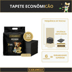 Tapete Higiênico Super Premium Com Carvão Ativado - Black - Anti Odor - Caramelo