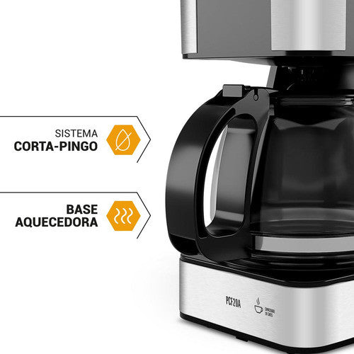 Cafeteira Philco Pcf20a 720ml 20 Cafezinhos 650w Cor Preto