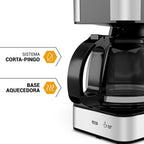 Cafeteira Philco Pcf20a 720ml 20 Cafezinhos 650w Cor Preto