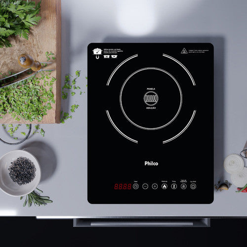 Cooktop de Indução Philco Portátil 1 Queimador PCT12P Preto